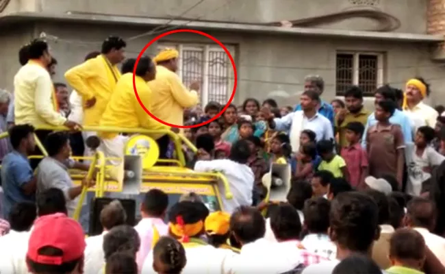 TDP MLA Badeti Bujji angry on Dalits at Election campaign - Sakshi