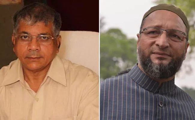 Prakash Ambedkar And Asaduddin Owaisi Alliance In Maharashtra Election - Sakshi