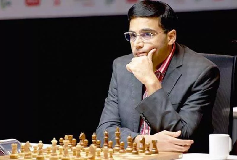 Grandmaster Viswanathan Anand Draw in Azerbaijan - Sakshi