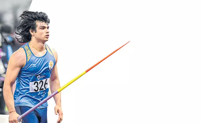 Javelin thrower Neeraj Chopra nominated for Khel Ratna - Sakshi