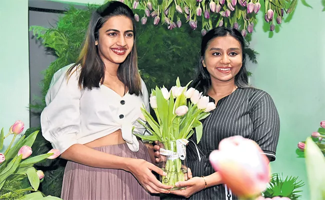 Tulip Festival in Hyderabad - Sakshi