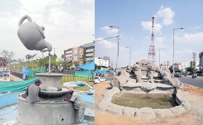 GHMC Junction Modernization in Hyderabad - Sakshi