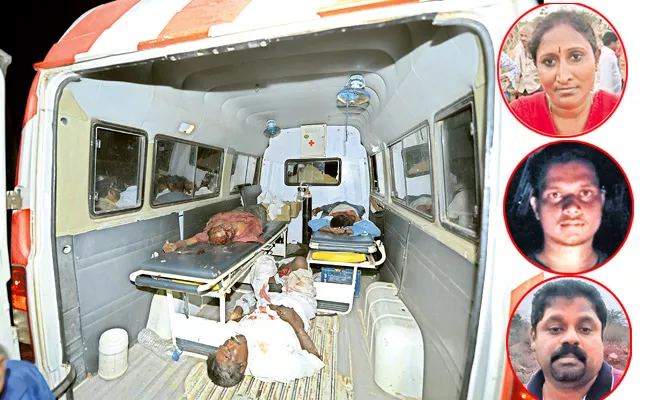 Kurnool road accident: several Bus passengers suffered deep shock  - Sakshi