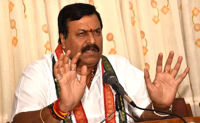 BJP Leader Ponguleti Sudhakar Reddy Slams Congress Leades - Sakshi