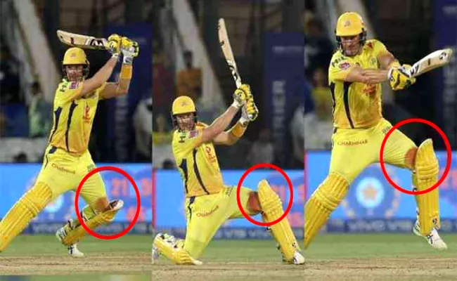 IPL 2019 Final CSK Salute Watson Who Battled Bloodied Leg - Sakshi