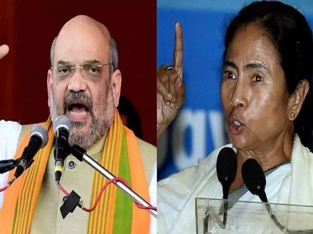 War Of Words Between TMC and BJP Over Clashes In Amit Shah Rally - Sakshi