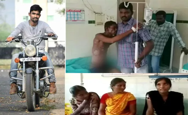 Son Kerosene Oil Attack On Parents - Sakshi