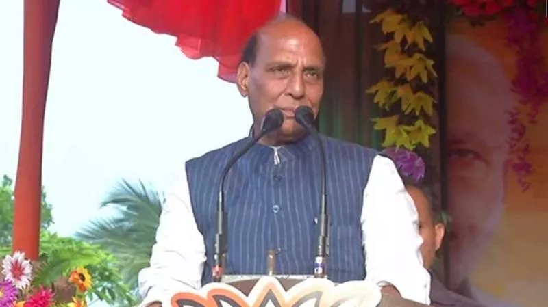 Rajnath Says Sedition Law Will Be Made More Stringent If BJP Is Voted Back To Power   - Sakshi