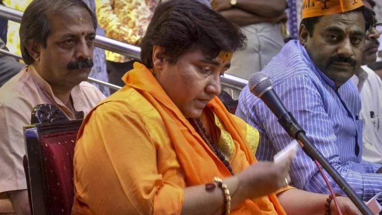 Pragya Singh Thakur Has Apologised Over Godse Comments - Sakshi