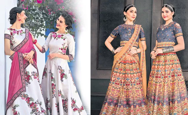 Western Gowns can be Glued to the Evening Party by Wearing Long Gowns - Sakshi