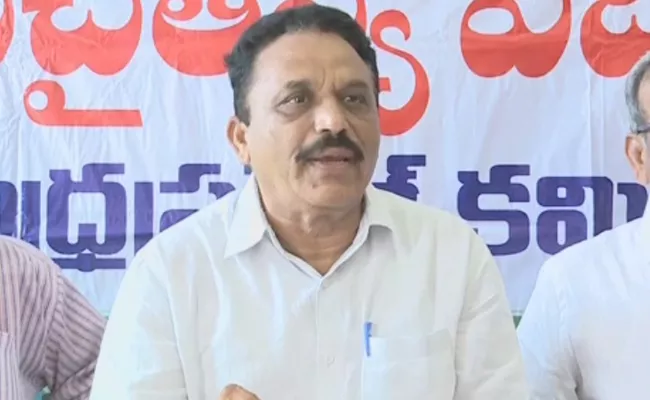 Jana Chaitanya Vedika President Lakshman Fires On Chandrababu Over Debts - Sakshi