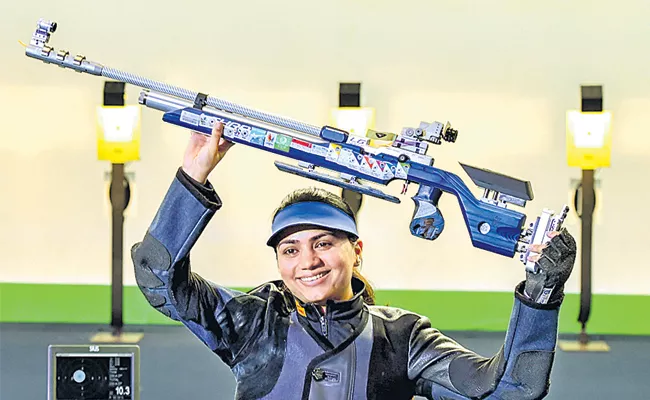 Apurvi Chandela is world number one in 10m air rifle, Anjum Moudgil claims second position  - Sakshi