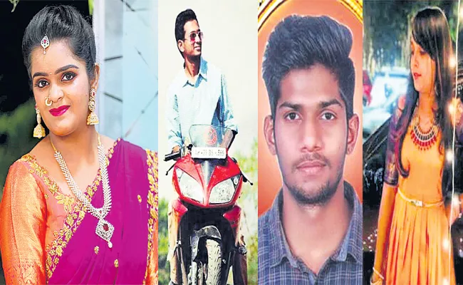 Four Engineering Students Died in Car Accident Yadadri - Sakshi