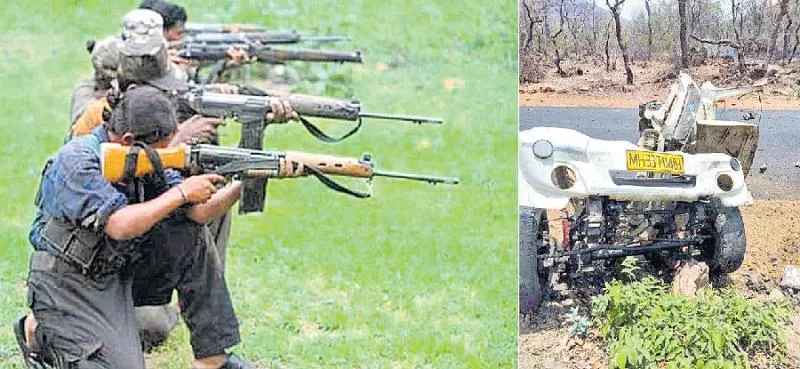 15 jawans killed as Maoists trigger IED in Gadchiroli - Sakshi