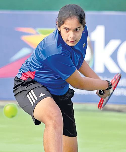 Sanjana Sirimalla as Top Seed in Under 16 Tennis Tourney - Sakshi