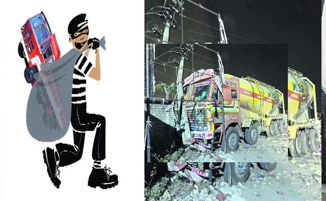 Lorry Theft  Gang Arrested Khammam - Sakshi