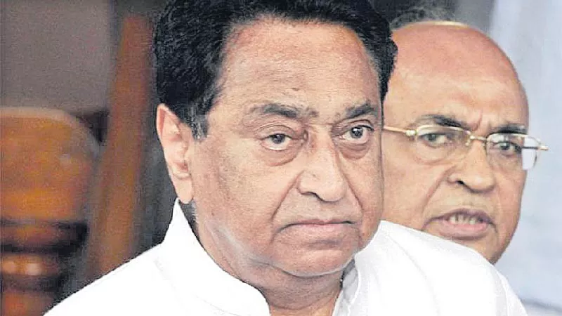 BJP wants MP CM Kamal Nath to prove majority - Sakshi