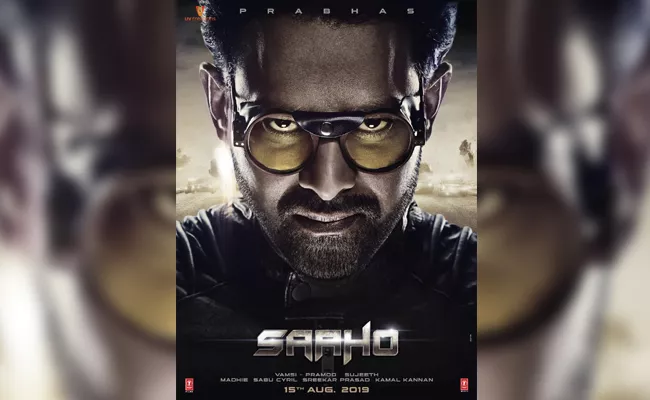 Prabhas Sahoo Release Date And First look Poster - Sakshi