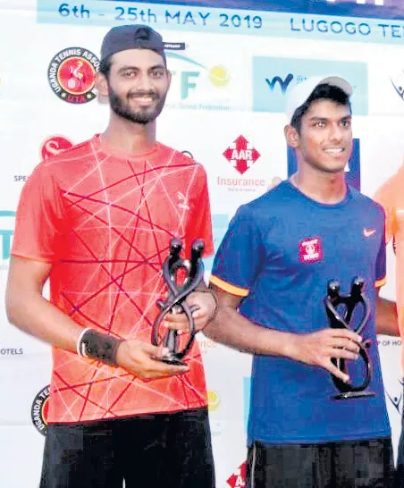 Anirudh Pair Got Doubles Title - Sakshi