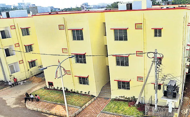 Water And Power Cuts in Double Bedroom Scheme Colonies - Sakshi