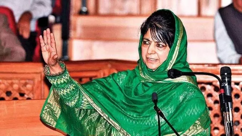 Mehbooba Mufti Raises Questions About EVMs - Sakshi