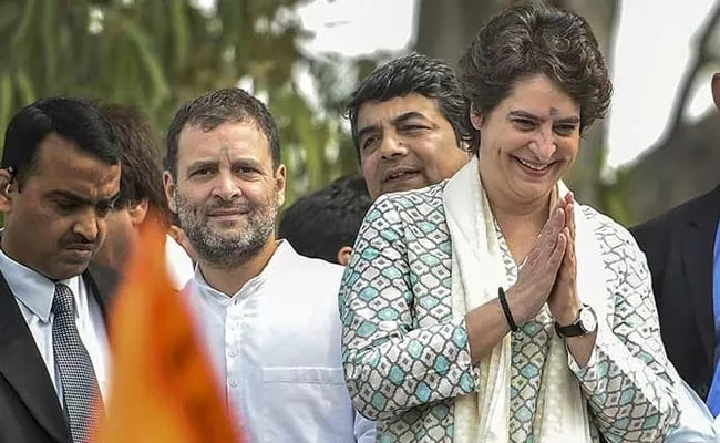 Shiv Sena Unusual Praise For Rahul Gandhi And Priyanka - Sakshi