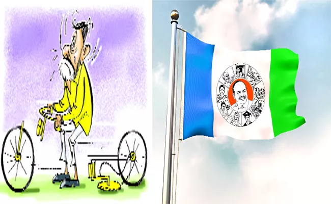 TDP in Tension Over Winning Where As YSRCP in a Cool About Their Win - Sakshi