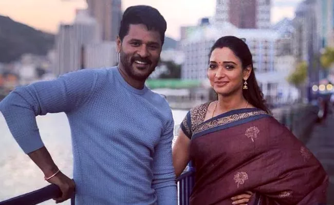 Abhinetri 2 Pair Tamannah and Prabhudeva Creates Record - Sakshi