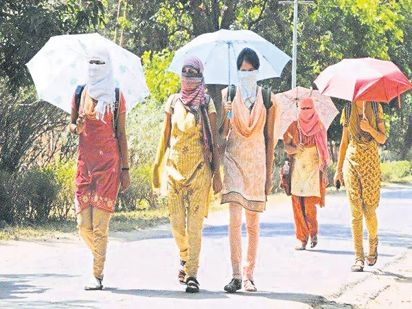 Temperatures up to 46 degrees Celsius will be in Rayalaseema - Sakshi