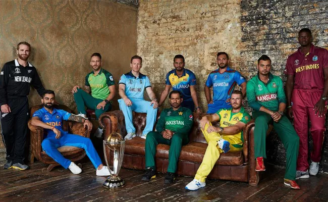 Kohli and other captains photo shoot Ahead of World Cup - Sakshi