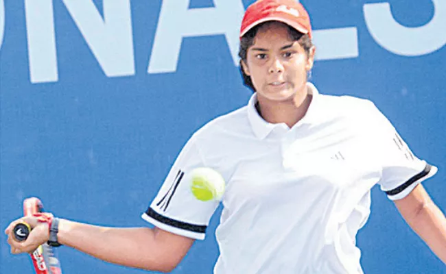 Telanganas Sanjana enters semifinals - Sakshi