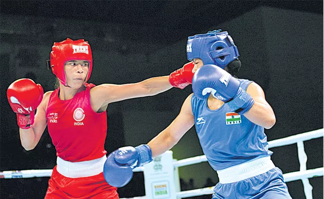 Nikhat and Prasad Bronze medals - Sakshi