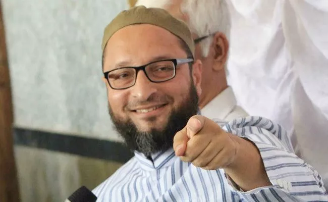 Asaduddin Owaisi Won in Hyderabad - Sakshi