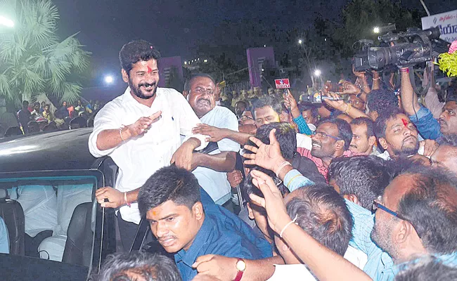 Revanth Reddy wins in Malkajgiri - Sakshi