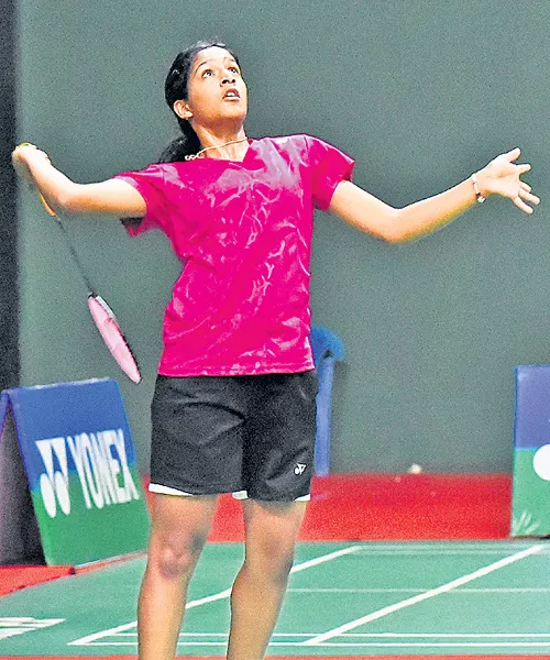 Gayatri Gopichand Enters Quarters of Juniors Badminton Tourney - Sakshi