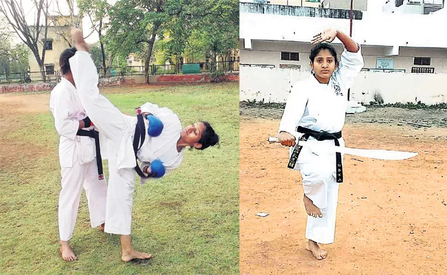 Karate Champion Bhavani Special Story - Sakshi