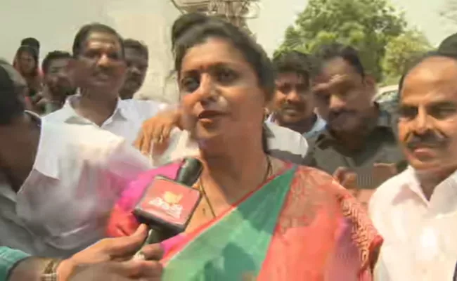 MLA Roja Says I am a Golden Leg - Sakshi