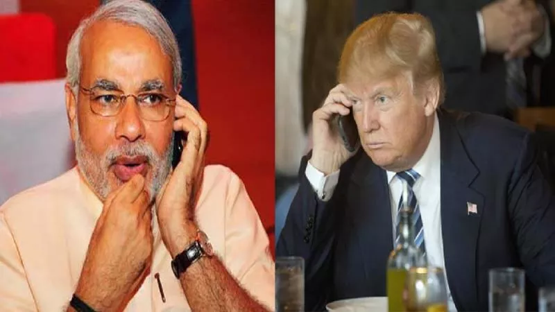 Donald Trump Congratulates Narendra Modi - Sakshi