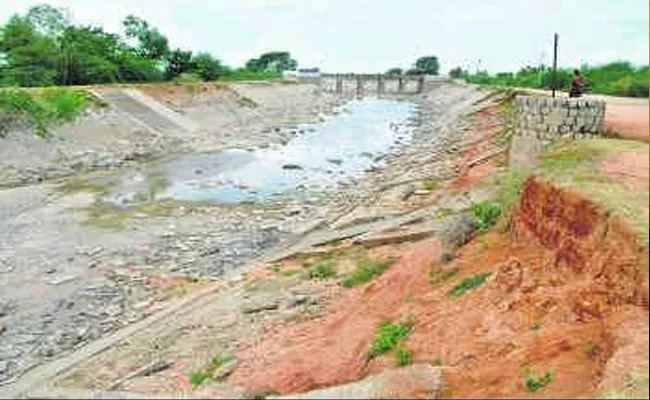 Water Shortage For Sagar Canal - Sakshi