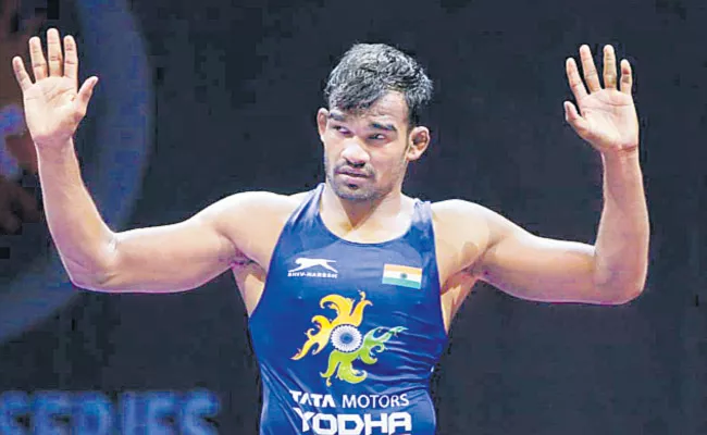 Nine medals for Indian Wrestlers - Sakshi