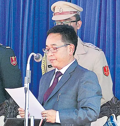 Prem Singh Tamang Sworn In As New Sikkim Chief Minister - Sakshi