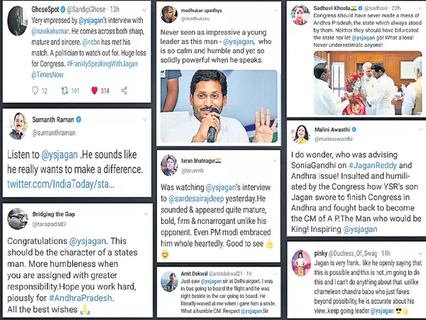 Huge Netizens support to the YS Jagan Mohan Reddy - Sakshi