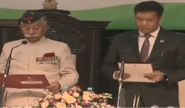 PemaKhandu sworn in as the Chief Minister of ArunachalPradesh - Sakshi