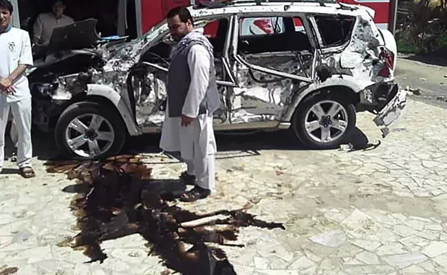 4 Afghans died in Kabul Suicide Blast - Sakshi