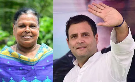 Retired Nurse Rajamma Vavathil Says i Witness to Rahulgandhi birth - Sakshi