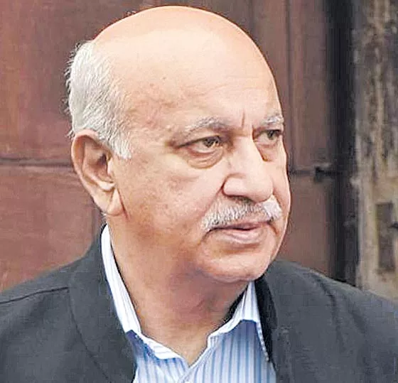 MJ Akbar Cross-Examined In Defamation Case Against Journalist - Sakshi