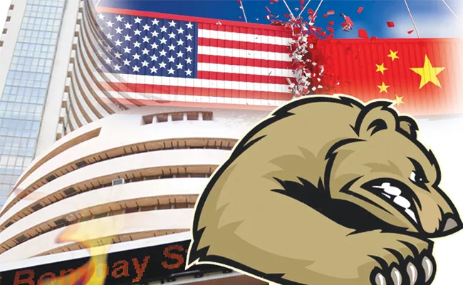  Sensex tanks 363 pts: Trump's comments & other factors that weighed on stocks  - Sakshi