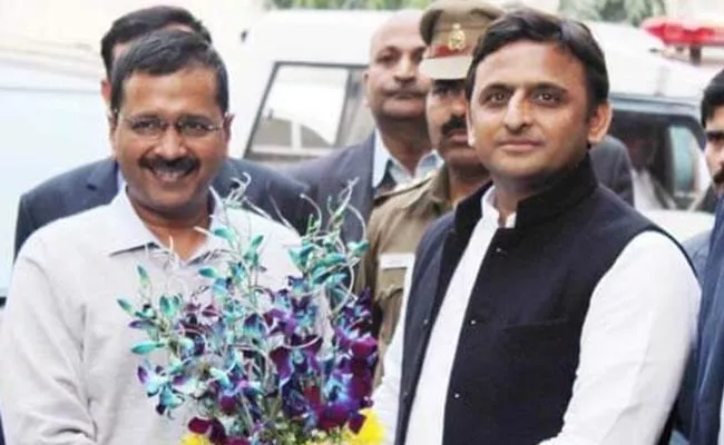 Akhilesh And Mayawati Supports To Arvind Kejriwal In Delhi - Sakshi