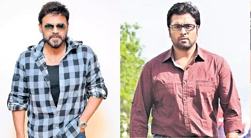 Venkatesh and Nara Rohit in Vikram Vedha Telugu remake - Sakshi