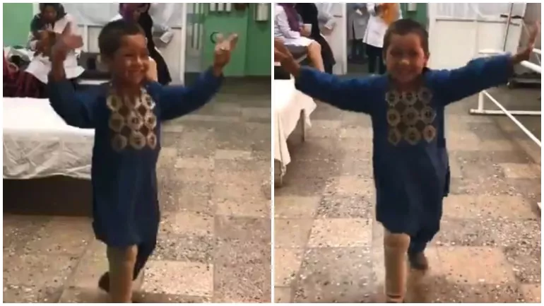 Afghan Boy Dances In Pure Joy After Getting Prosthetic Leg - Sakshi